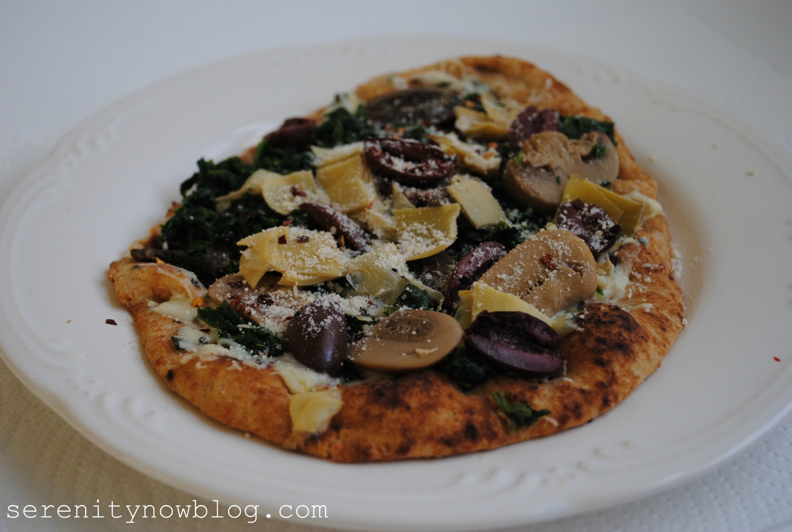Serenity Now Flatbread Pizza Recipe with Marzetti Greek Yogurt