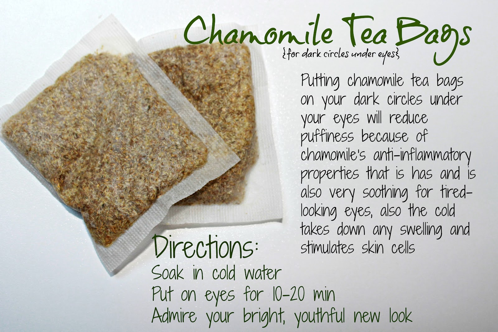 The Beauty Blog Tip Camomile Tea Bags