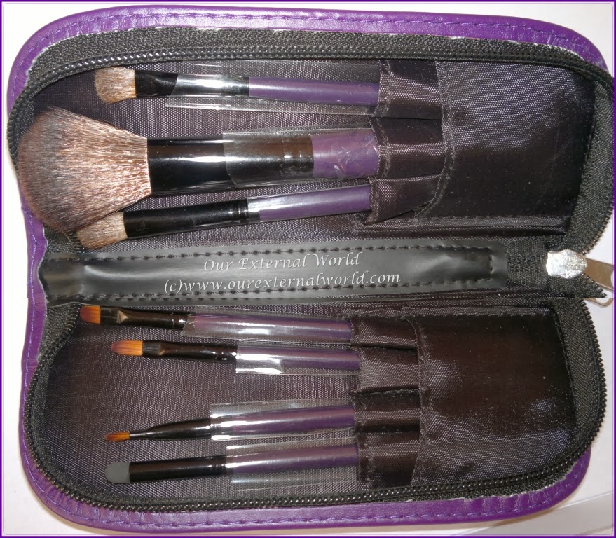 7 Brush Kit With Zipper Pouch All Your Essential Brushes For The