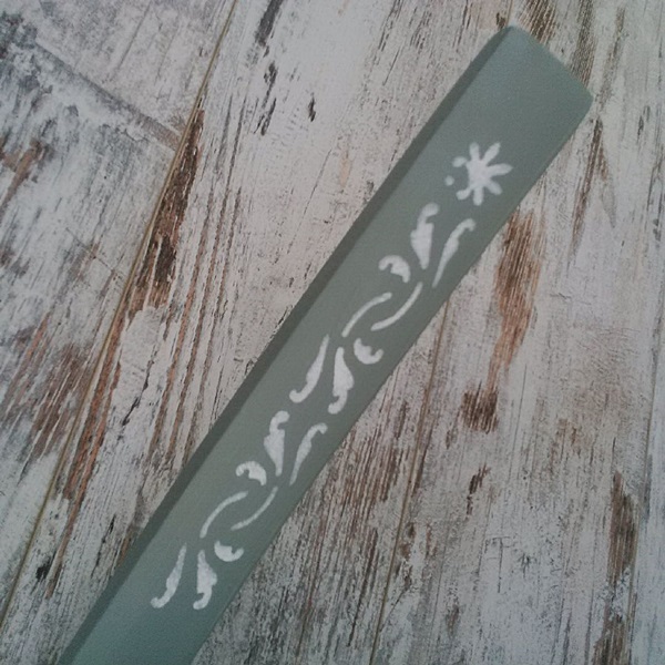 stencil su sedia a dondolo thonet shabby chic sedia a dondolo thonet shabby chic restyling con stencil