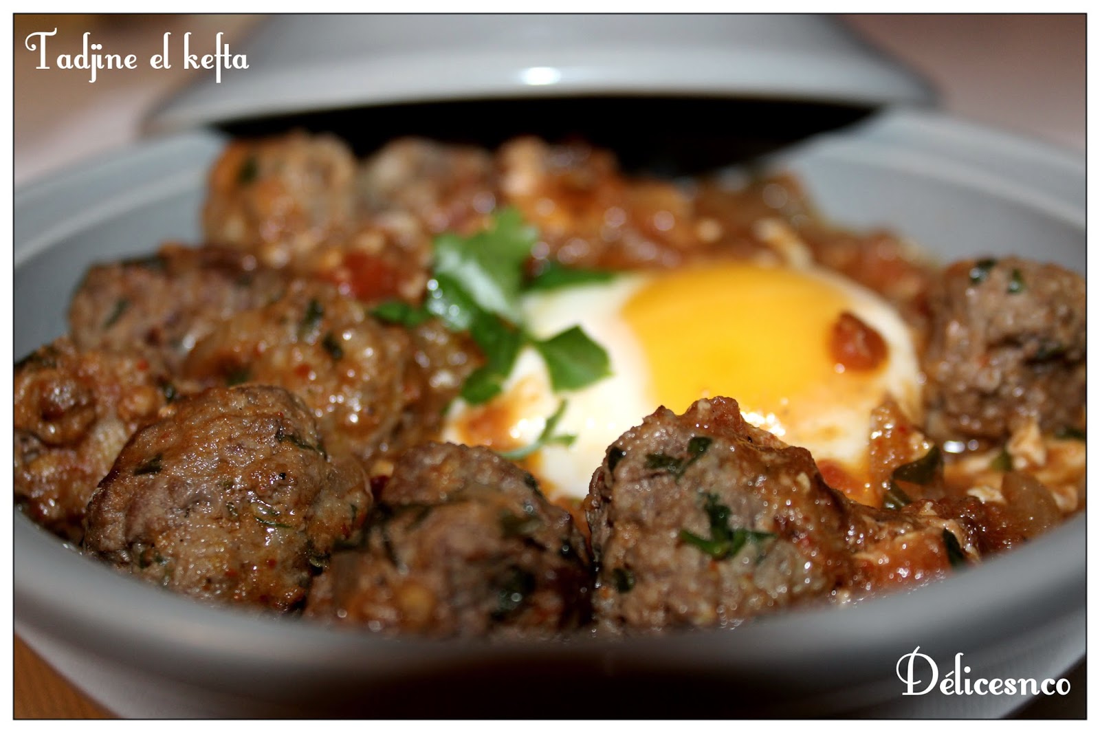 Délices and co TAJINE BEL KEFTA / TAJINE AUX BOULETTES DE VIANDE