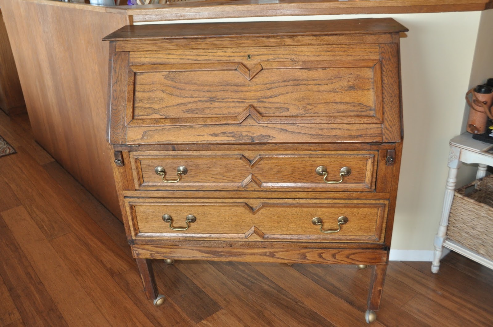 Sweetly Chic Antique Rustic Desk