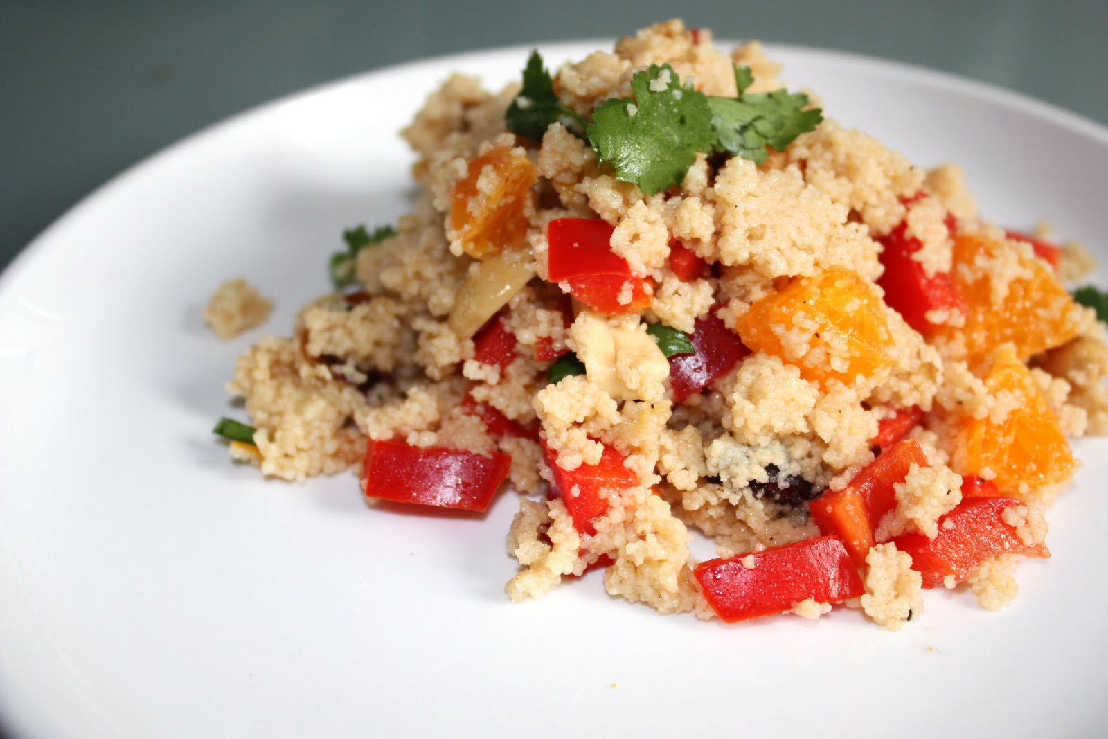 Veganess Eats Mandarin Cashew Couscous