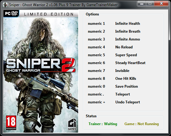 sniper ghost warrior 2 trainer download sniper ghost warrior 2 trainer download