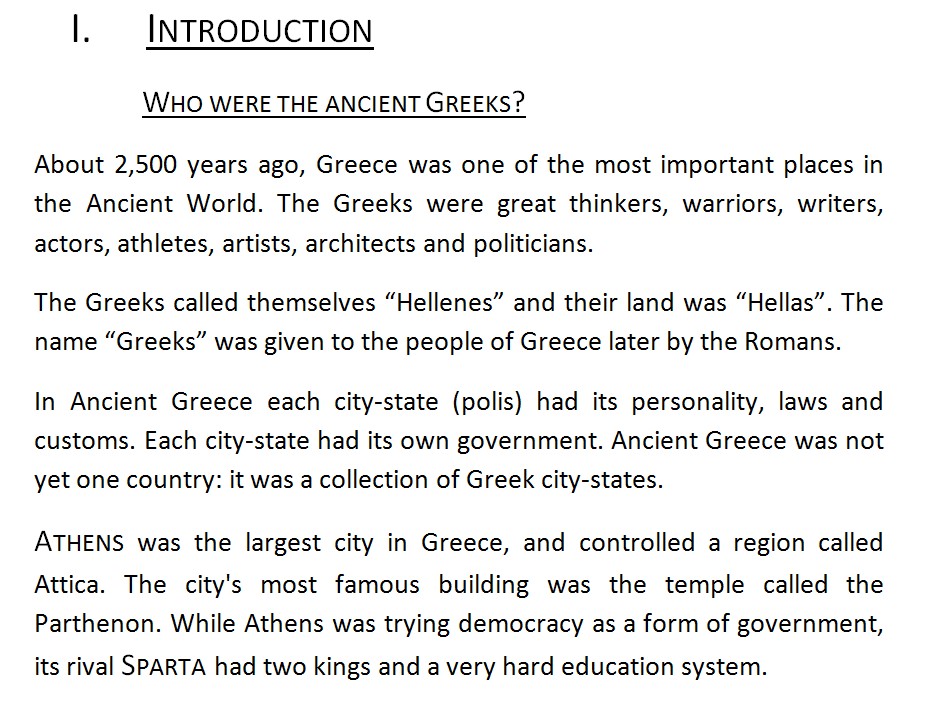 Geography and History Cortadura 1st ESO Unit 3. Ancient Greece (2nd