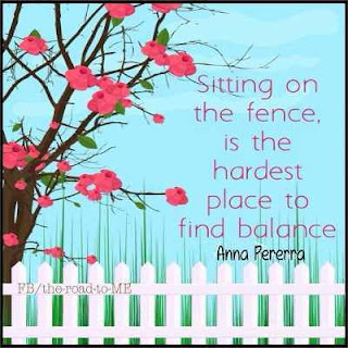 sitting on the fence