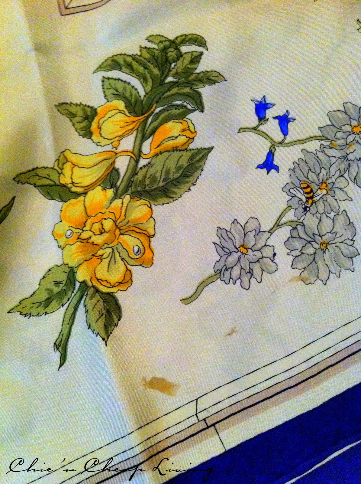 How to clean a HermÃ¨s or any silk scarf