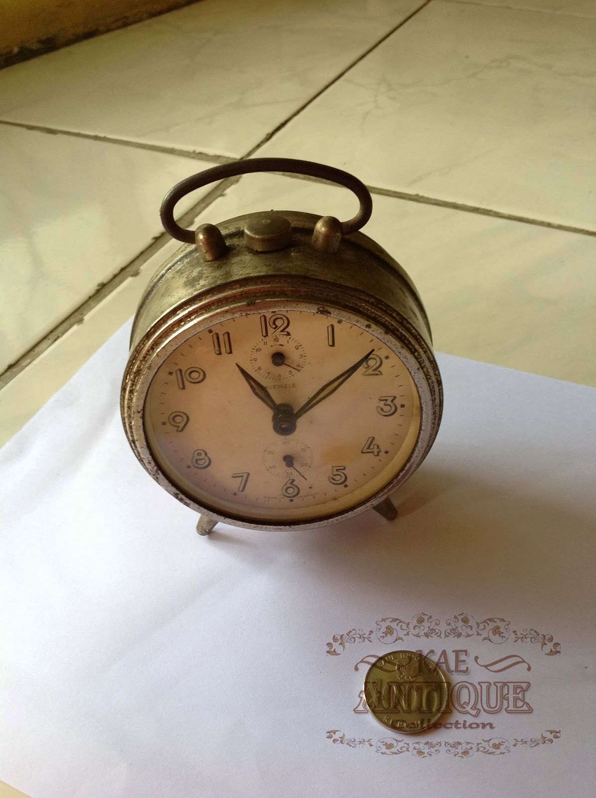 Kae Antique Collection Antique Kienzle Table Alarm Clock