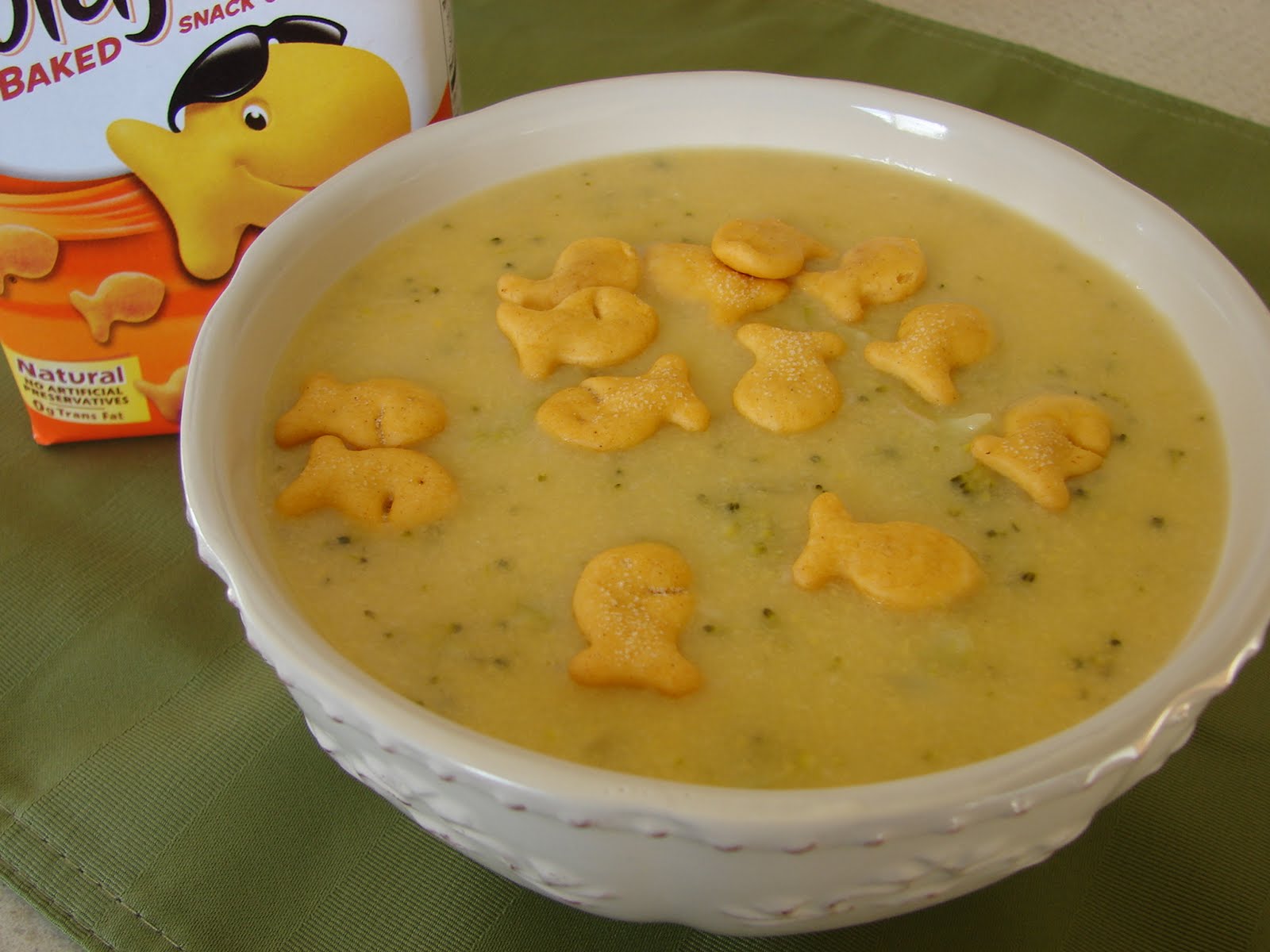 The Royal Cook Cheesy, Crunchy, Goldfish Chowder