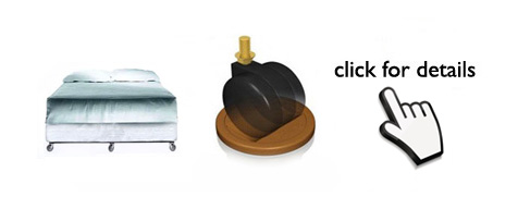 Furniture Wheel Stoppers No More Rolling Beds And Chairs