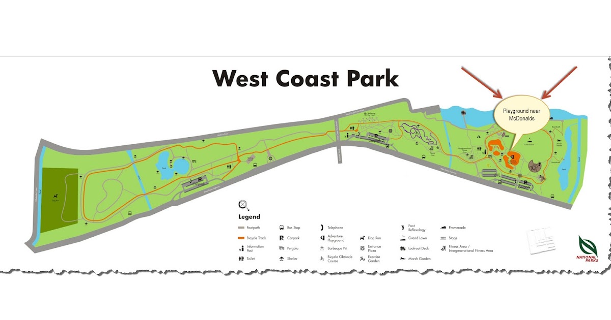 West Coast Park Map Places To Go In Singapore: West Coast Park