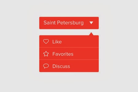 Small dropdown menu Small dropdown menu