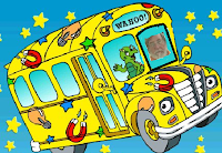 the magic school bus with dr. strange driving