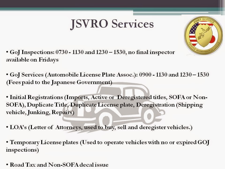 Moving To & Living in Okinawa, Japan Joint Service Vehicle