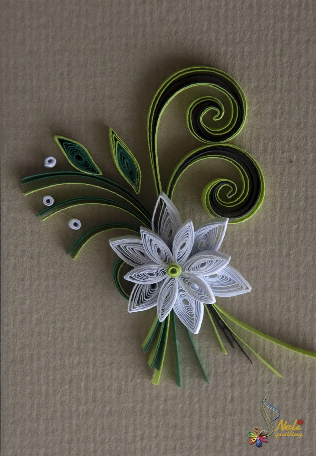 Neli Quilling Art Quilling small cardsflowers
