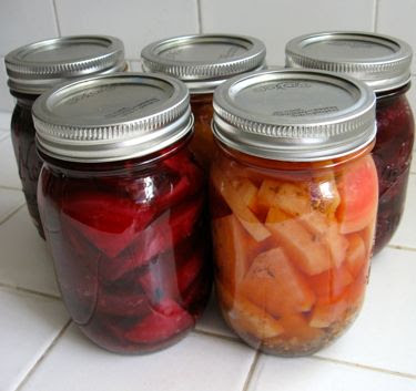 homemade pickled beets