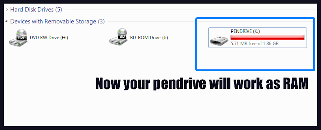 How To Use Your Pendrive As A Ram In Windows