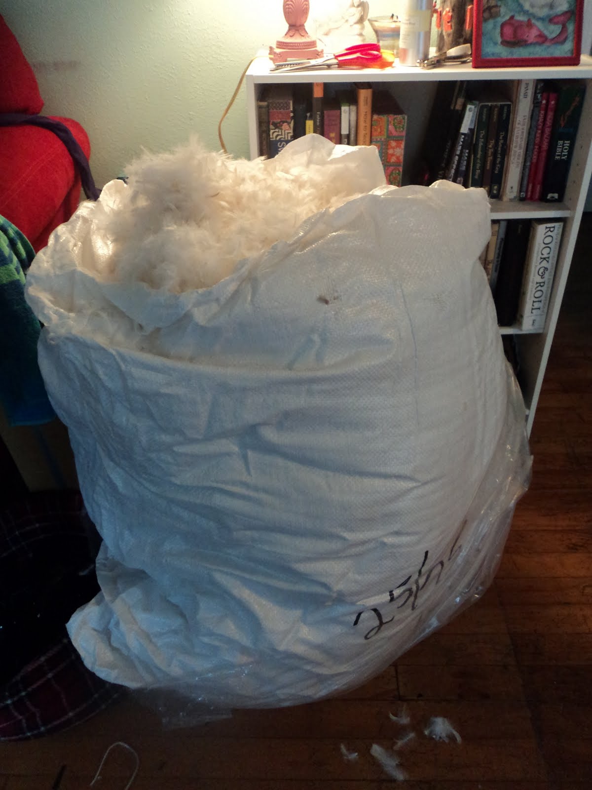 adventures in adventuring! attack of the down/feather blend!