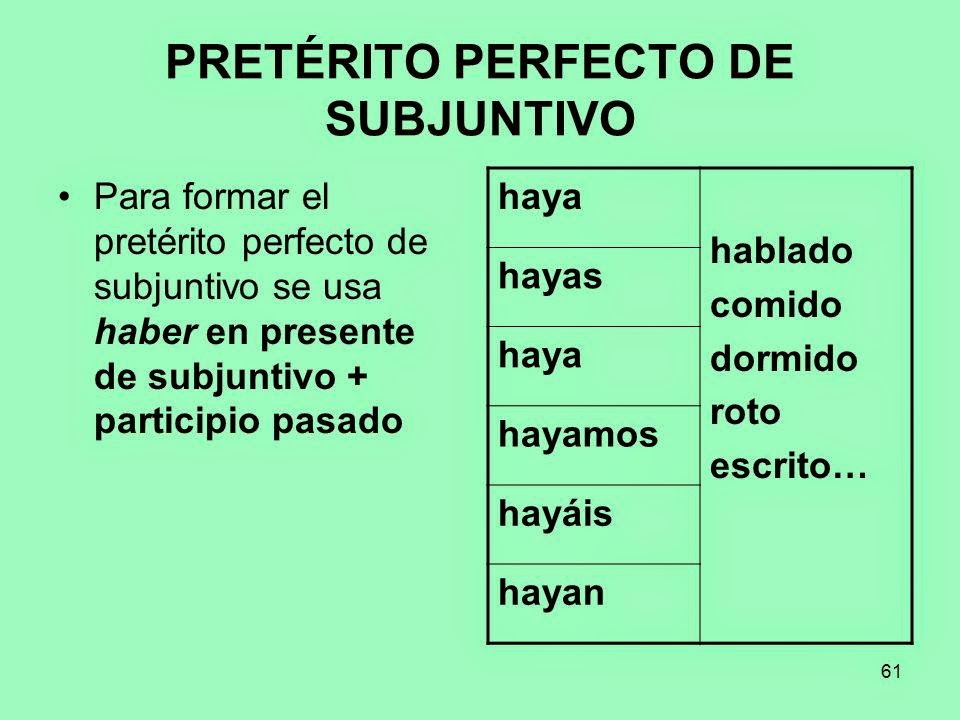 Escribir Preterite Subjunctive at Sean Day blog