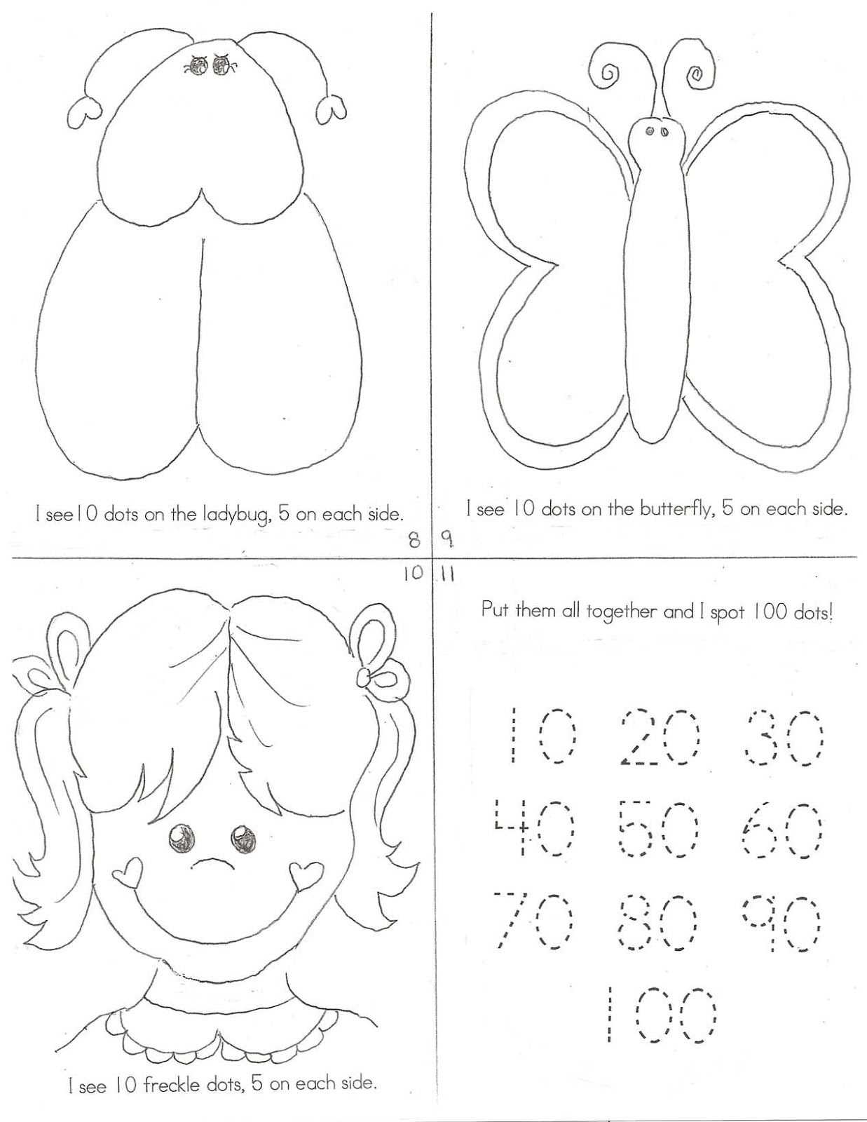 100 Day Counting By 10's - Classroom Freebies