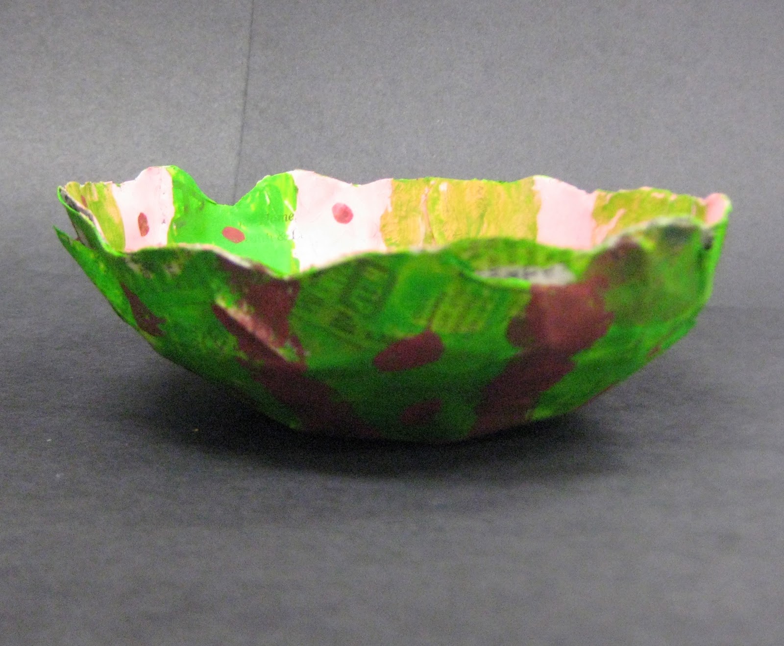 Experiments in Art Education Macchia Bowls (inspired by Dale Chihuly)