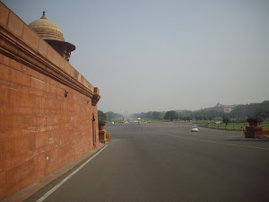 Road from India Gate to Rashtrapati Bhavan