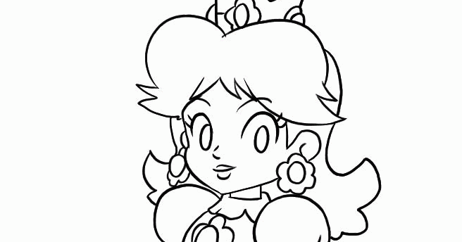 Kids Page: Princess Daisy 8 Coloring Pages