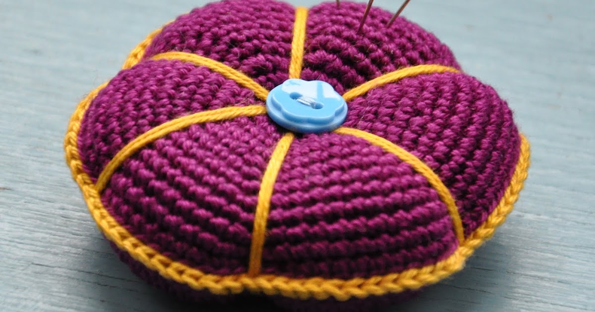 makey vicky crocheted pin cushion