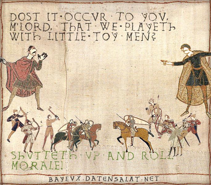 De nerdibus Medieval Geekery Make your own Bayeux Tapestry