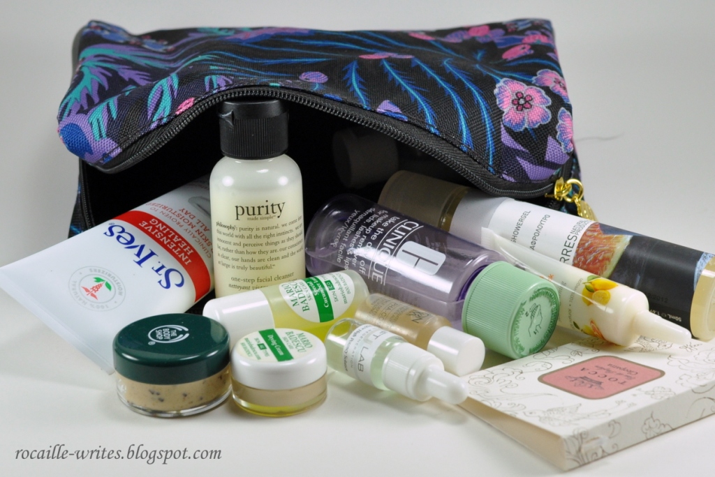 Rocaille Writes What's In My Travel Skincare Bag?