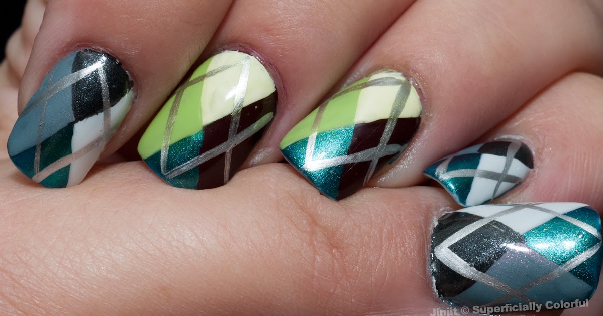 33 Days Challenge - Day 32: Shapes | Nail patterns 