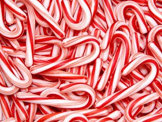 Free Download Christmas Candy Canes Wallpaper