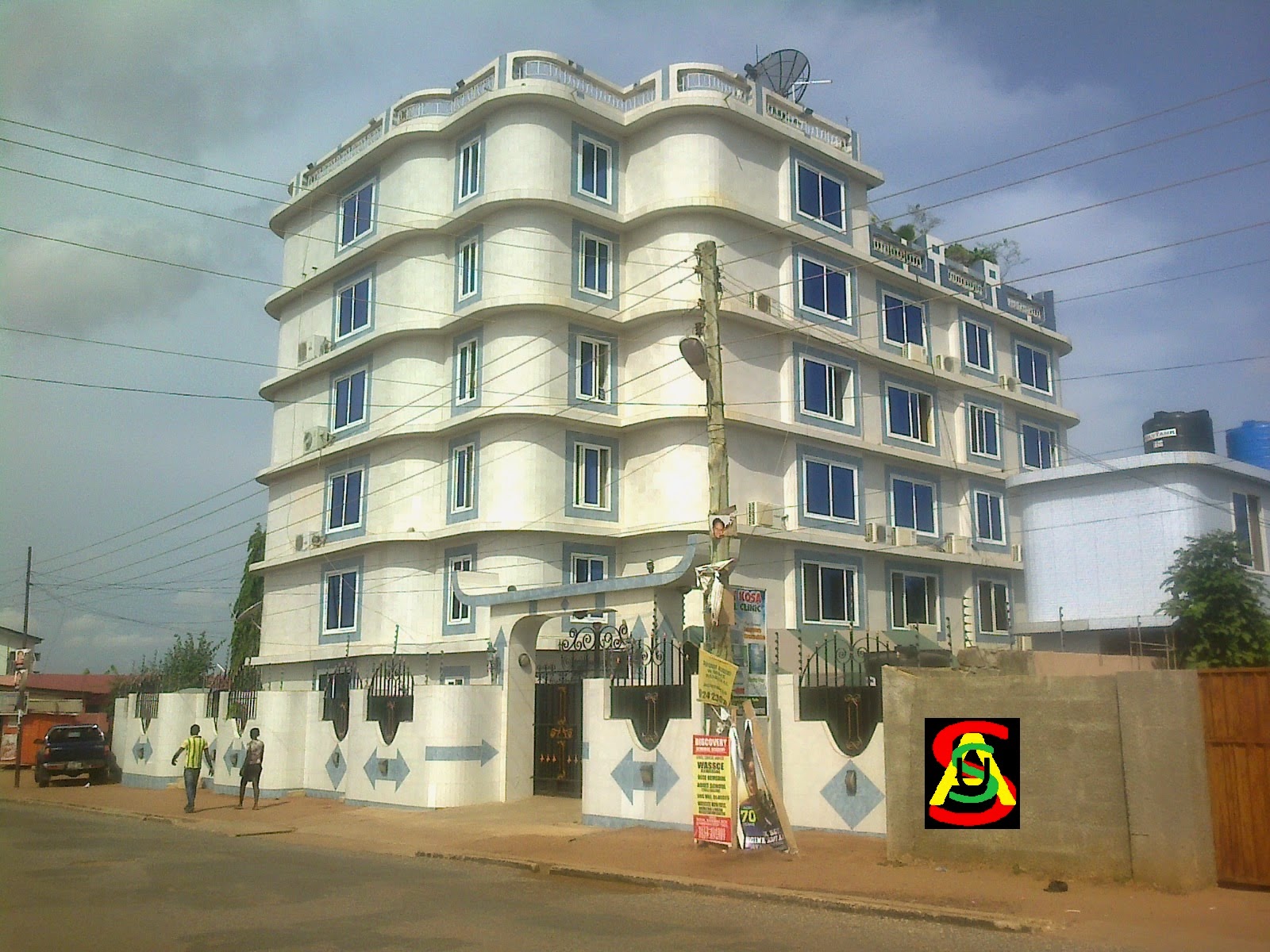 Snap of Kwadwo Safo Kantanka's house in TaifaAccra