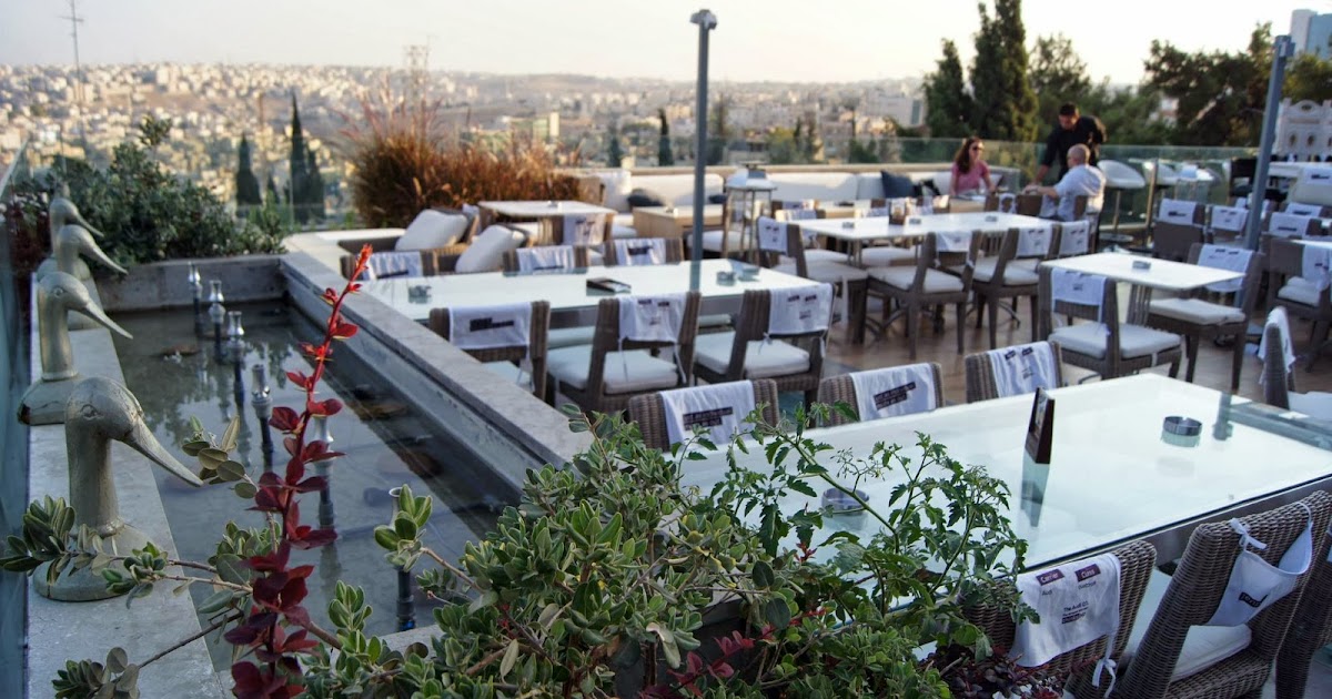 Blonde in Amman Rooftop Restaurants