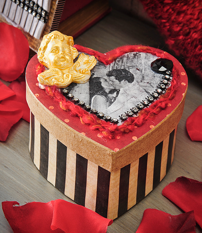 Cathie Filian Valentine's Day Gift Box {made with LOVE and Mod Podge}