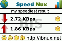SpeedNux for Blackberry Network Speed ​​Test