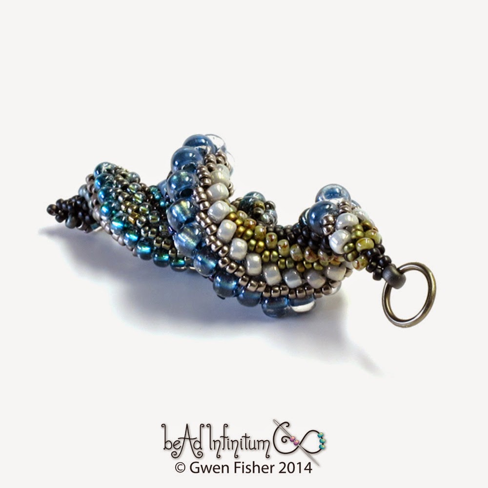 gwenbeads Slugs in Love in Blues