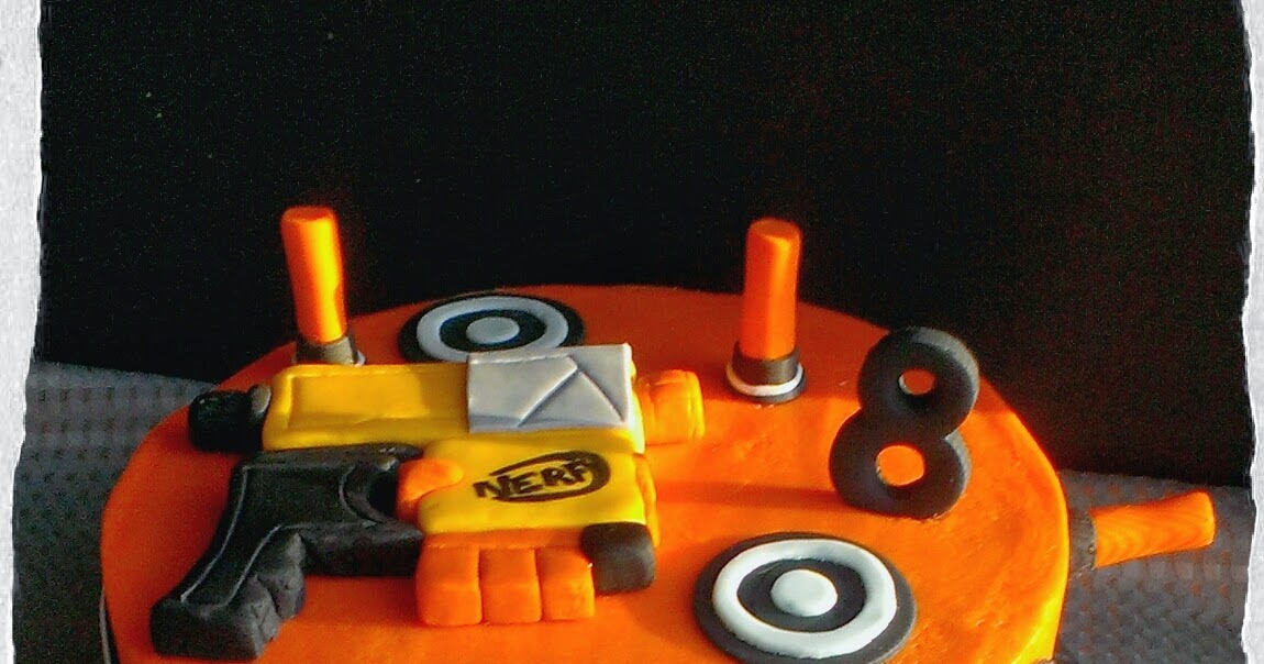 Second Generation Cake Design: Nerf Gun Birthday Cake
