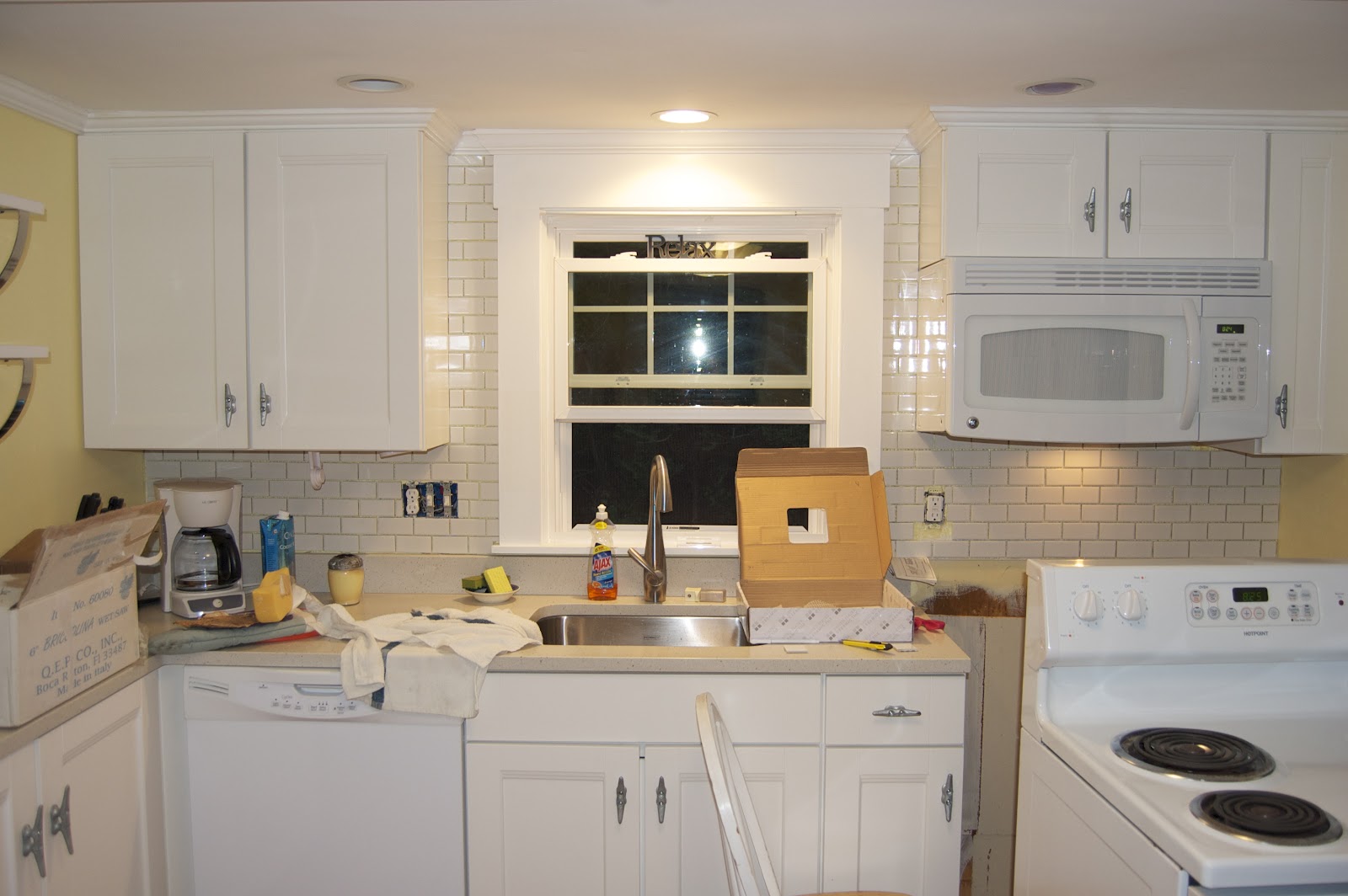 Mirror Tile Backsplash