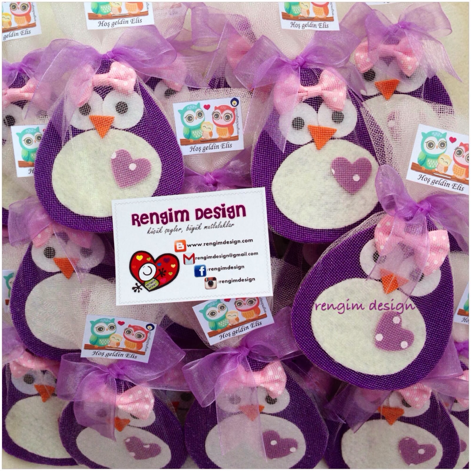 Rengim Design Keçe Bebek Şekeri & Anı Defteri Rengim Design Keçe Bebek Şekeri & Anı Defteri