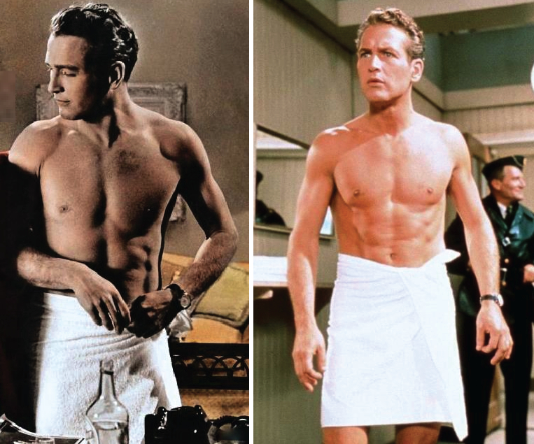 pictures of Paul Newman in a towel that I have never posted before I am goi...