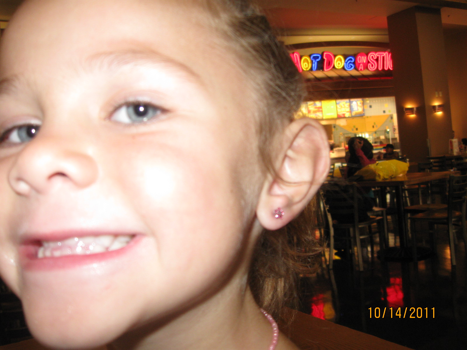 Caymans Ear piercing! 