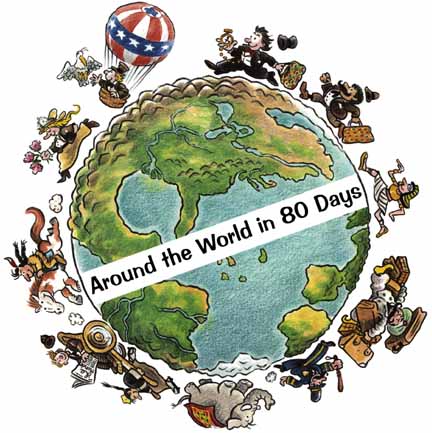 around the world in 80 days font around the world in 80 days font
