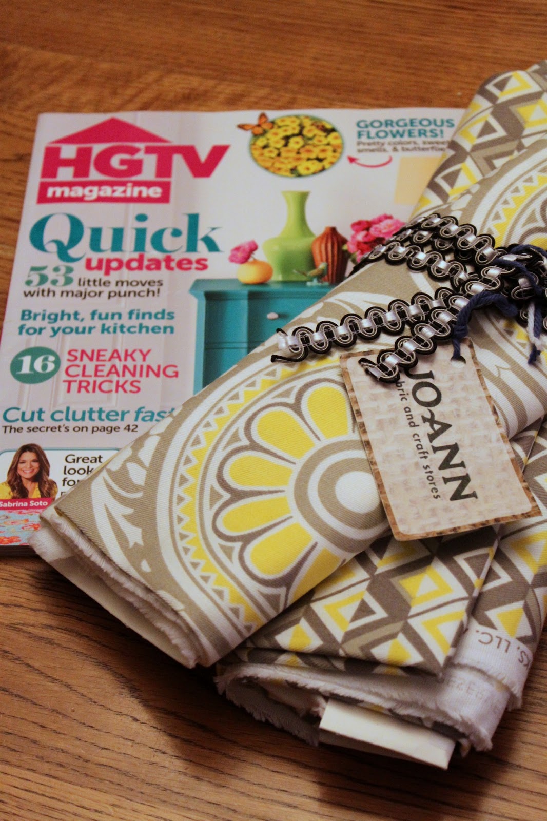 SewChic Introducing HGTV fabrics at Joann Fabrics!
