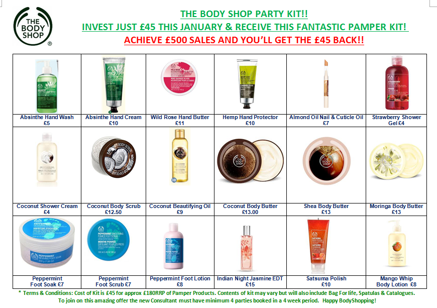 Samantha's Body Shop at Home