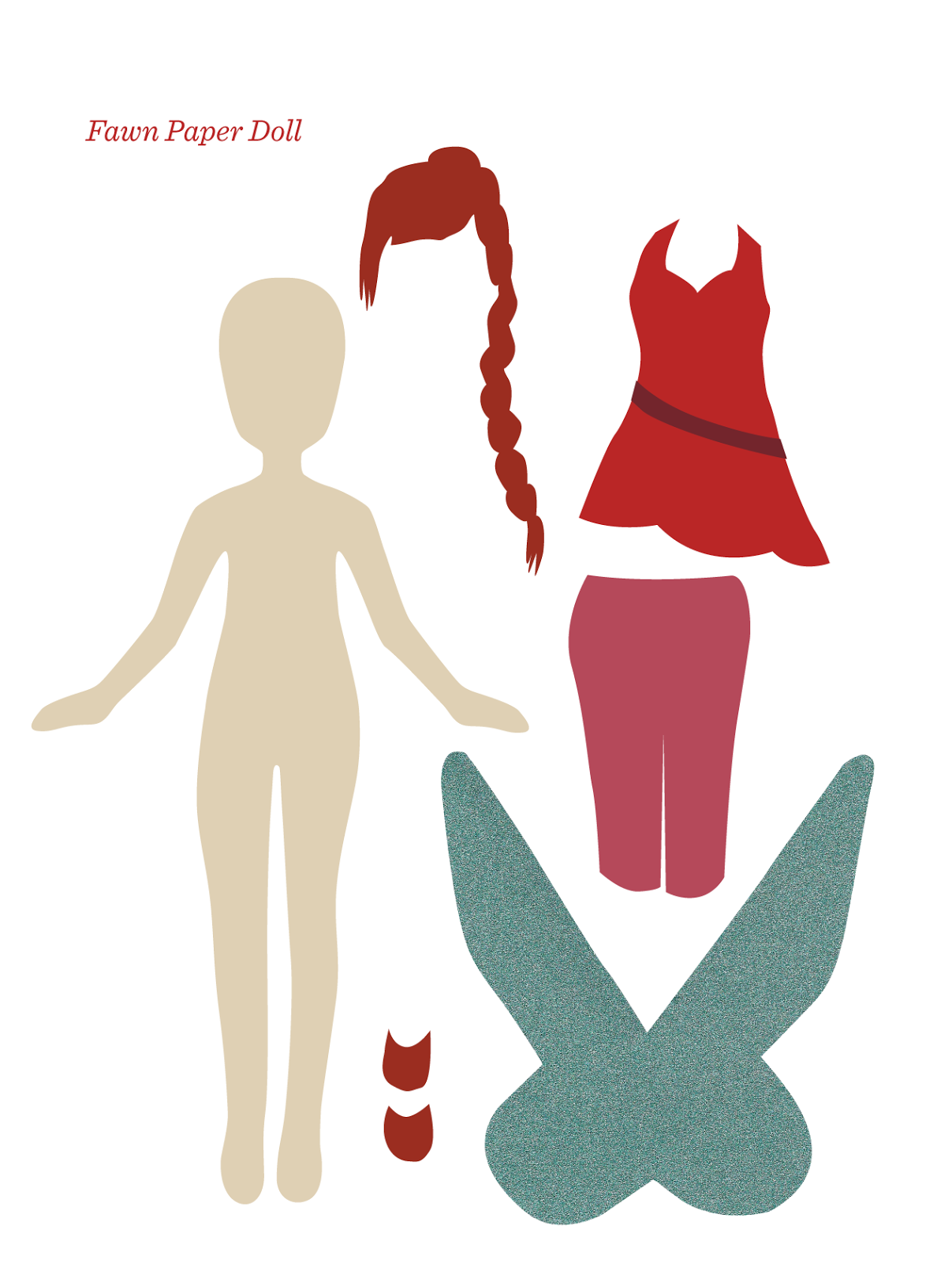 victorious archive PIRATE FAIRY PAPER DOLLS