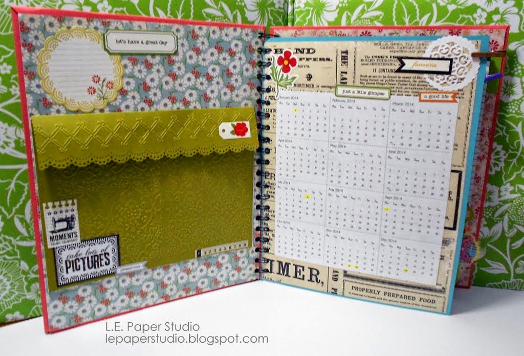 L.E. Paper Studio DIY Planner Mini Album