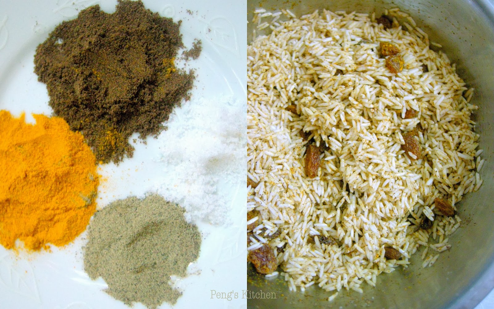 Peng's Kitchen Maqluba & Iranian Shirazi Salad