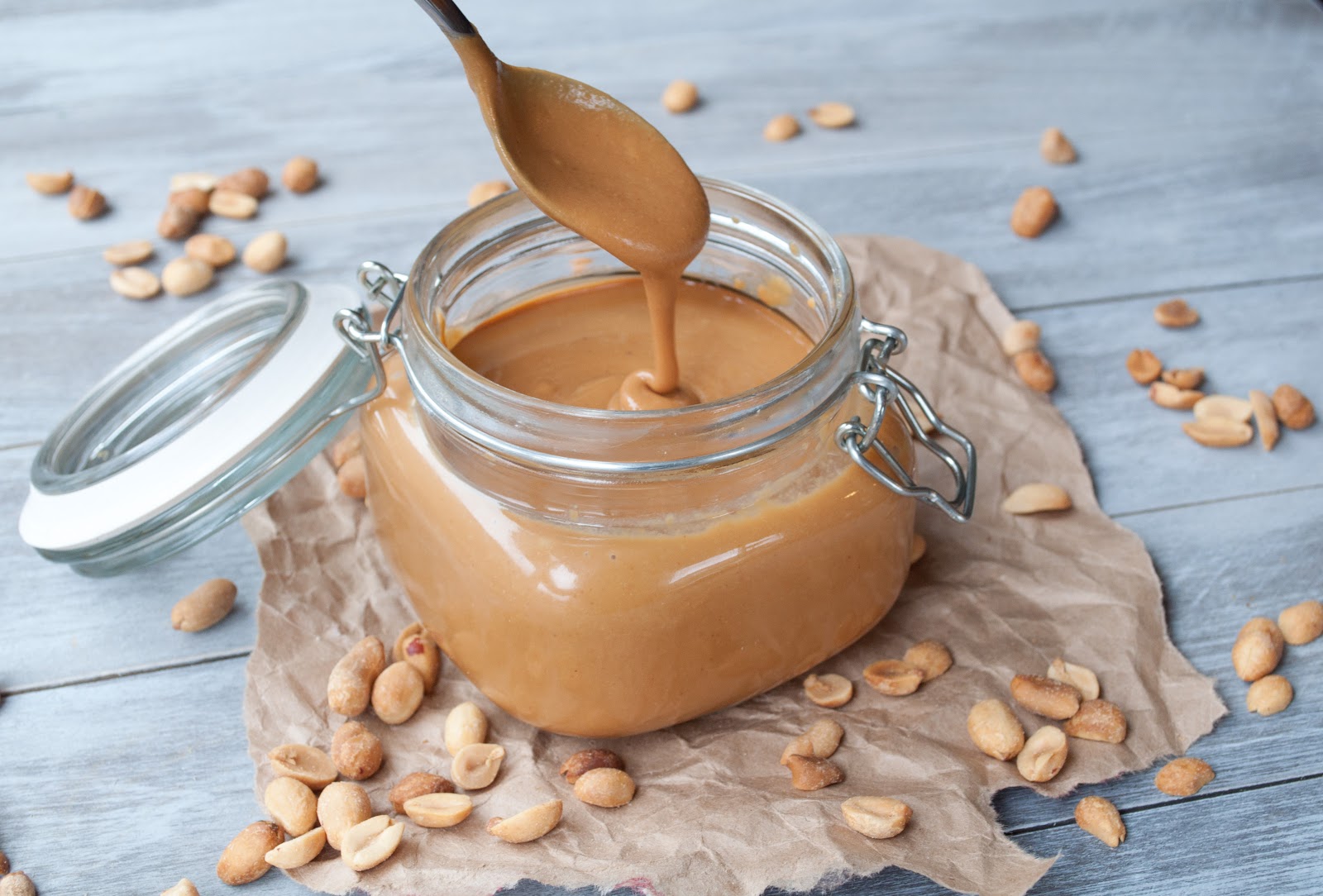 Mostly Sweet and Sometimes Salty DIY Honey Roasted Peanut Butter
