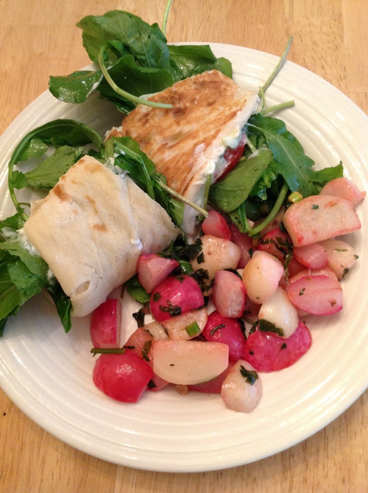 The Purple Cook Sautéed Radishes and Turnips with Herbs